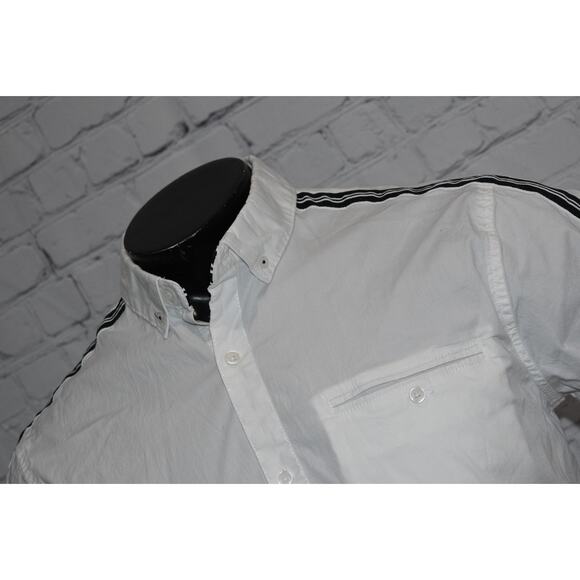 English Laundry Shirt Mens Size Large Stretch Christopher Wicks White - Picture 2 of 8
